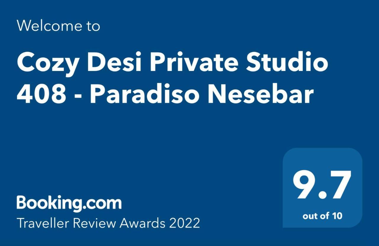 Paradiso 'В' 408 Private Studio Nessebar Exterior photo